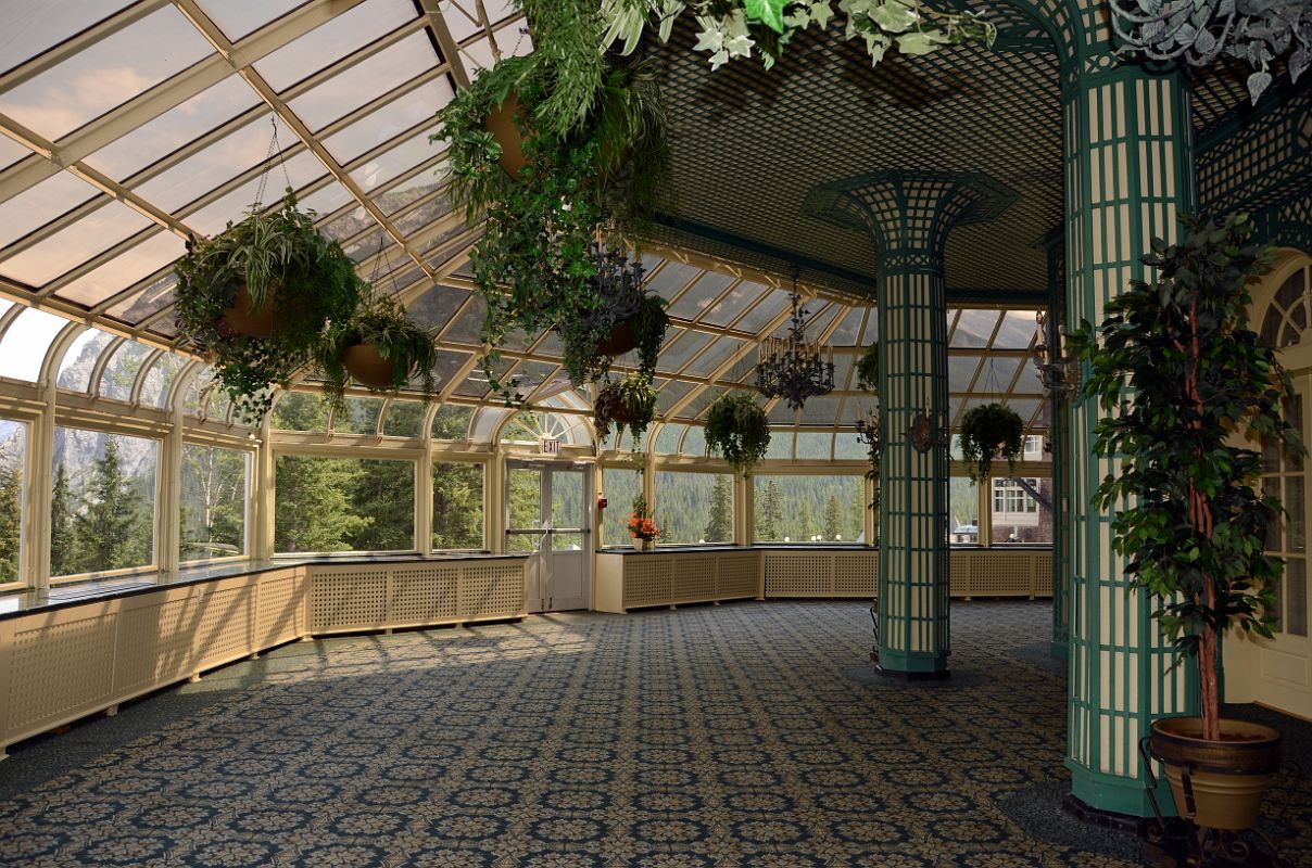 35 Banff Springs Hotel Mezzanine Level 2 The Conservatory Outside The Cascade Ballroom